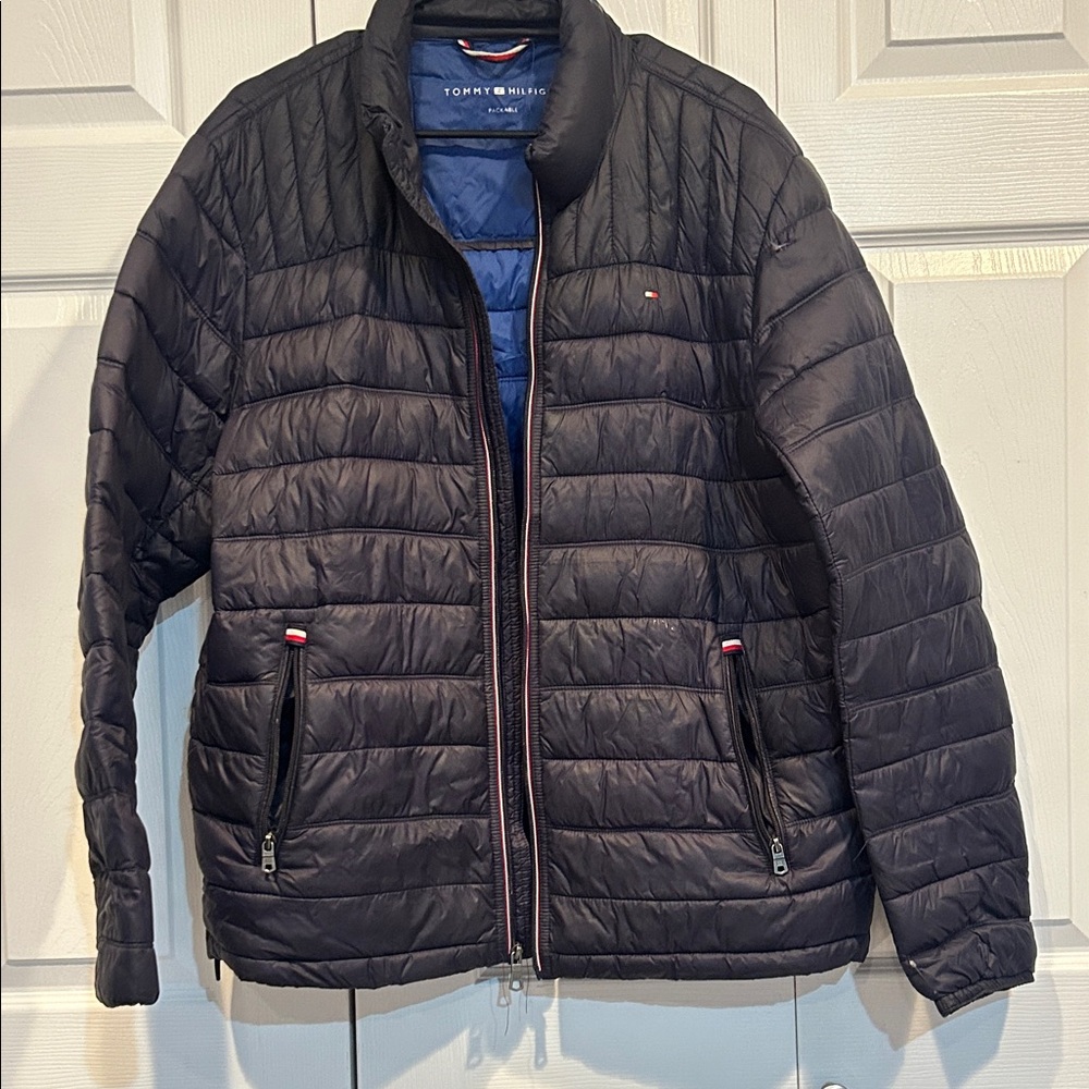 Tommy Hilfiger Men's Navy Puffer Jacket